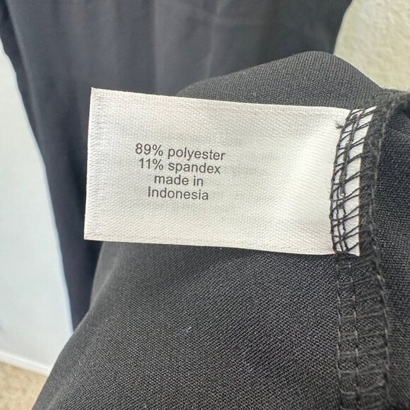 Lane Bryant Black Short Flowy Sleeve High Low Dress 1124864 Womens size 26 NEW - Picture 3 of 5